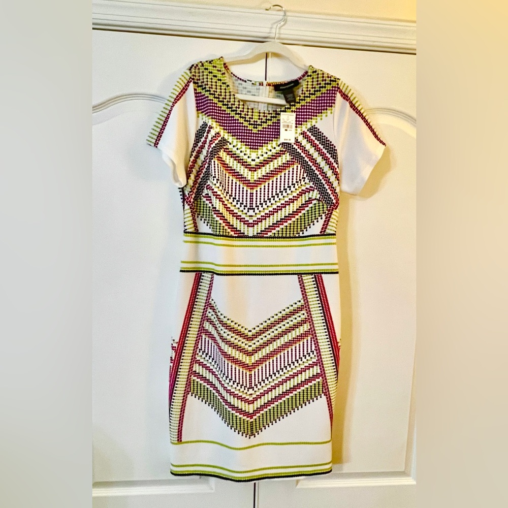 Curve accenting pattern!  Ashley Stewart dress, unworn and tag still on.